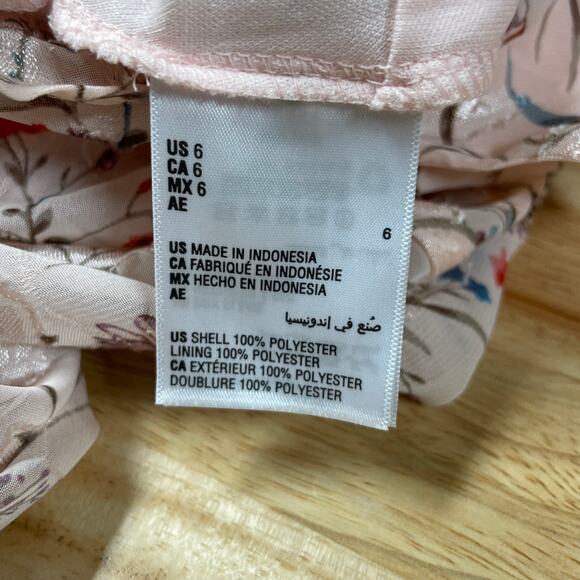 INC International Concepts NWT Ruffled Midi Dress Floral Sleeveless Size 6 Pink - Picture 6 of 11